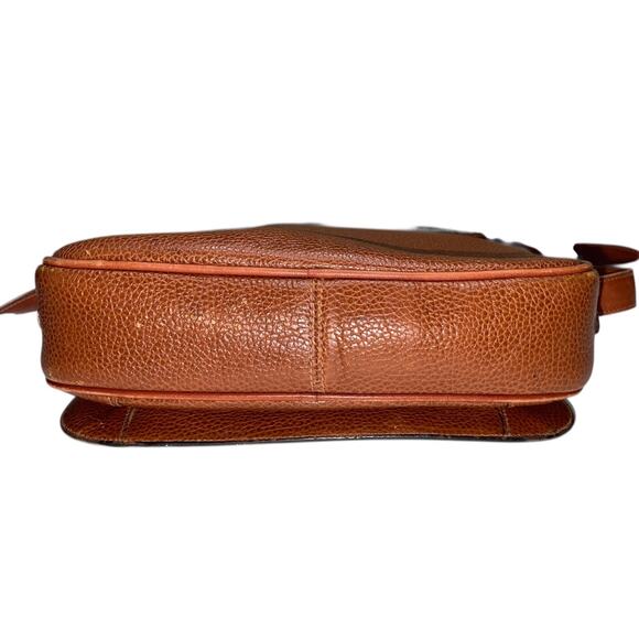 Vintage MARFORIO Brown Pebbled Geuine Leather Crossbody / Shoulder Bag - Picture 7 of 11